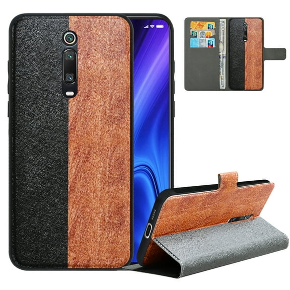 Labanema Xiaomi Redmi K20 /Redmi K20 Pro Case with Kickstand, 2 in 1 Detachable Magnetic Protective Folio Flip Cover for Xiaomi Redmi K20 /Redmi K20 Pro (Black Brwon)