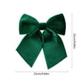 thumbnail image 3 of Kbndieu Christmas Ornaments Bows Christmas Tree Wreath Decorations, Green Ribbon Bows for Holiday Parties Indoor Outdoor Crafts DIY Christmas Decor, 3 of 6