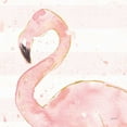 thumbnail image 2 of Tavoletti, Anne 15x15 Gold Ornate Wood Framed with Double Matting Museum Art Print Titled - Flamingo Fever III Light No Words, 2 of 4