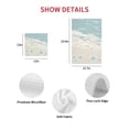 thumbnail image 7 of Blue Coastal Sea Turtle Kitchen Dish Towels for Drying Dishes Set of 2, Summer Beach Ocean Abstract Art Waffle Weave Microfiber Hand Tea Bathroom Towels Quick Dry & Absorbent Towel 12x12, 7 of 7