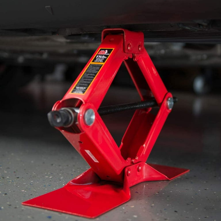 Torin BIG RED 1.5 Ton Steel Scissor Lift Jack Car Kit,DMT10152