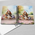 thumbnail image 4 of Happy Mother's Day Basset Hound with Sweets and Flowers at a Picnic Spiral Bound Journal Bassets Dog Breed Lovers Gifts Idea 5x7in Spiral Notebook - 13005, 4 of 5