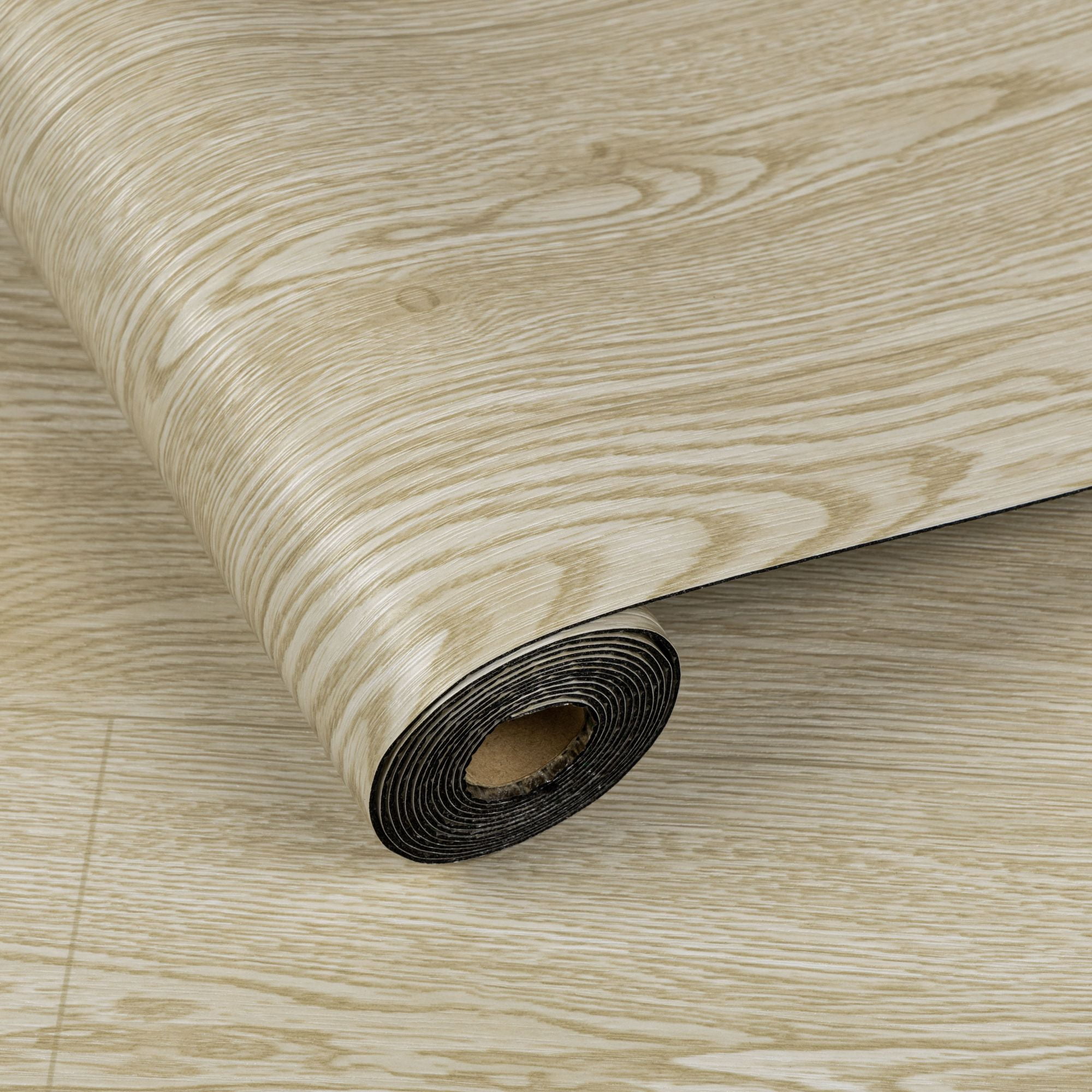 UMIGGEE Peel and Stick Vinyl Flooring Roll 15.7-in x 118-in/12.8 Sq.Ft Thicken Self-Adhesive Vinyl Wood Floor Tile Wear-Resistant Easy DIY Install Home Decor