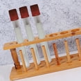 thumbnail image 3 of CIMAXIC Chocolate Plastic Test Tube Rack for Storage Lightweight Corrosion Resistant 6 Vents,9.45"X3.35"X2.48", 3 of 4