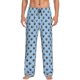 thumbnail image 1 of Balery french Bulldog Face Pantalones de pijama para hombre, pijama ultraligero, pantalón de descanso-Small, 1 of 6