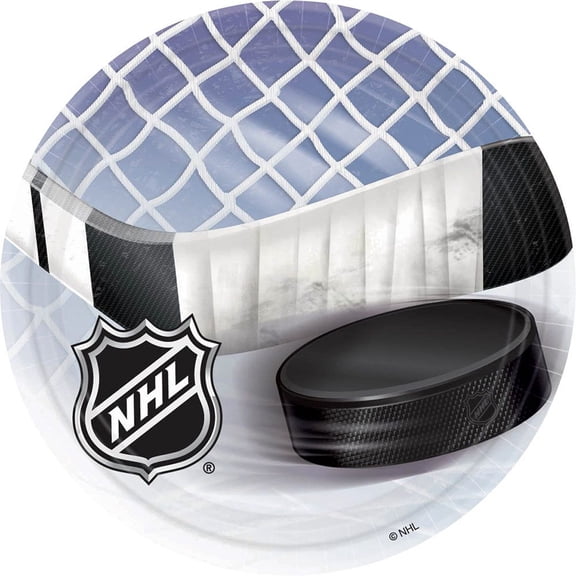 NHL Hockey Luncheon Plates (8 Count)