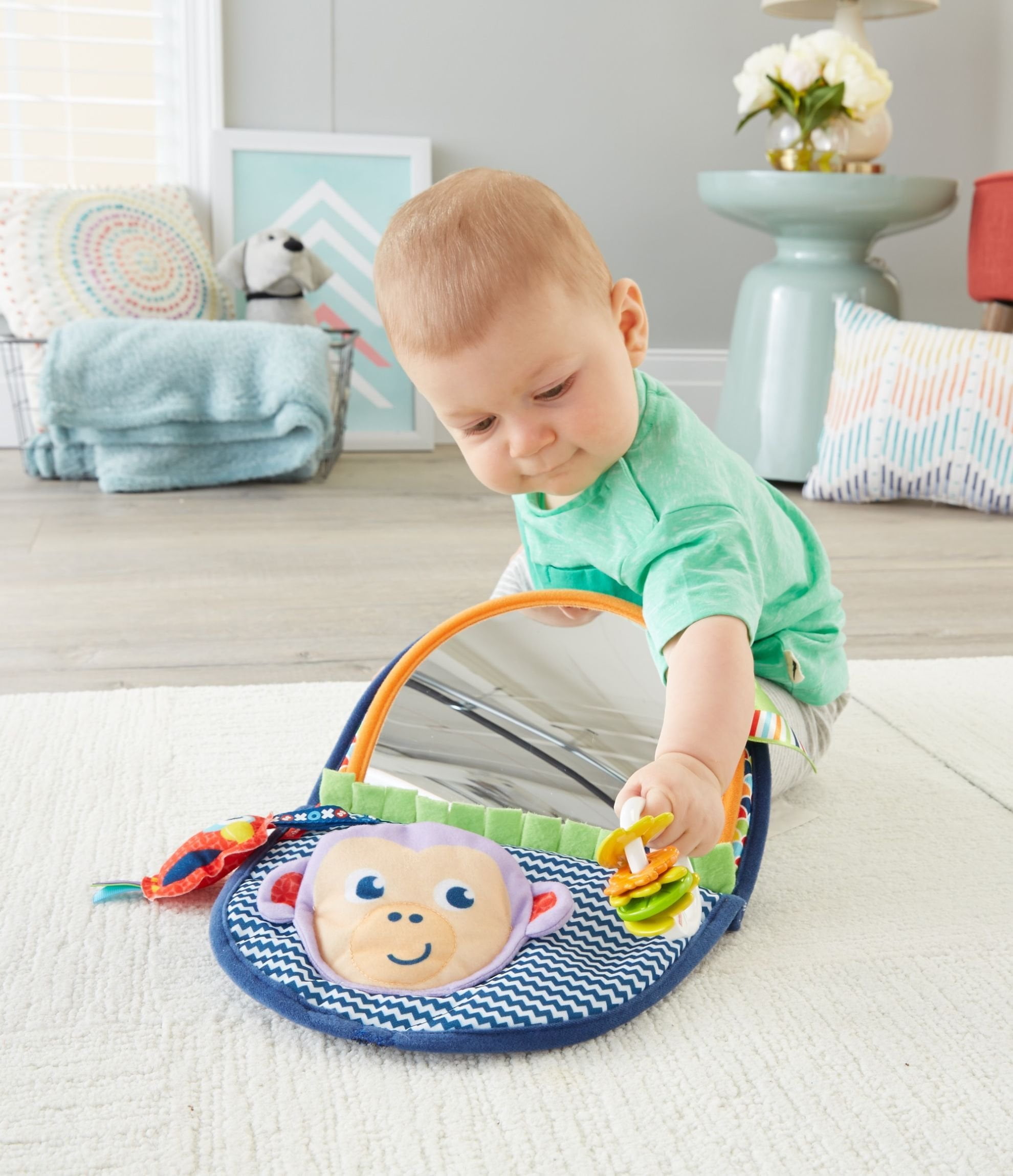 fisher price monkey mirror argos