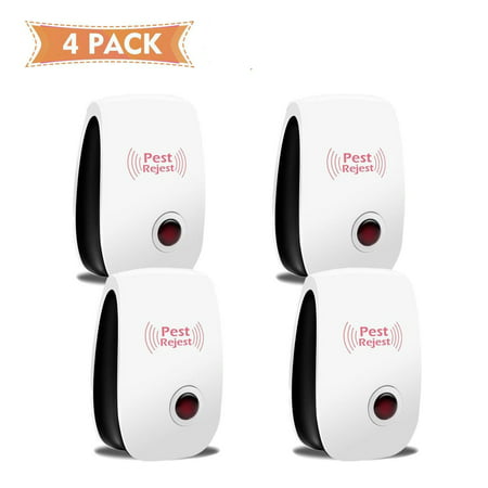New Version Pest Repeller Plug in - Pest Control Ultrasonic Repellent - Pest Reject - Get Rid of Mosquitos, Insects, Rats, Mice, (Best Way To Get Rid Of Rats In Garage)