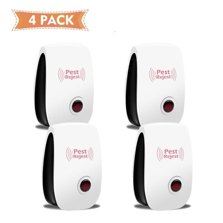 New Version Pest Repeller Plug in - Pest Control Ultrasonic Repellent - Pest Reject - Get Rid of Mosquitos, Insects, Rats, Mice,
