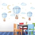 thumbnail image 4 of 60x90CM Hot Air Balloon Patterns Wall Stickers PVC Material PVC wall TV Background Wall Decals for Corridors, 4 of 6
