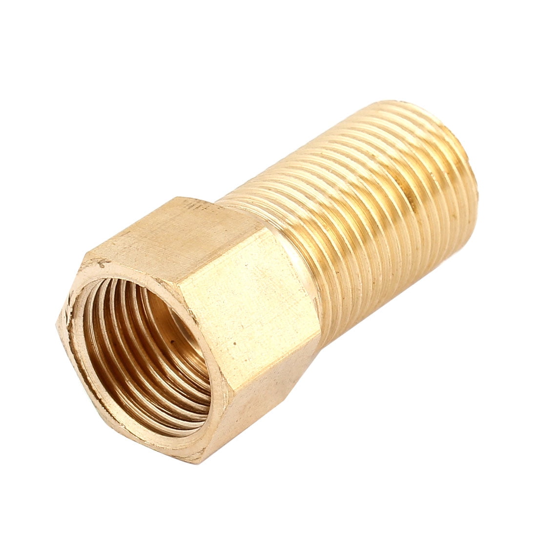 1/2PT Male to Female Thread Brass Pipe Nipple Connector Quick Fitting