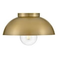 thumbnail image 5 of 83301LCB Lark Stu - 10W 1 LED Small Flush Mount-4.75 Inches Tall and 11 Inches Wide-Lacquered Brass Finish, 5 of 23
