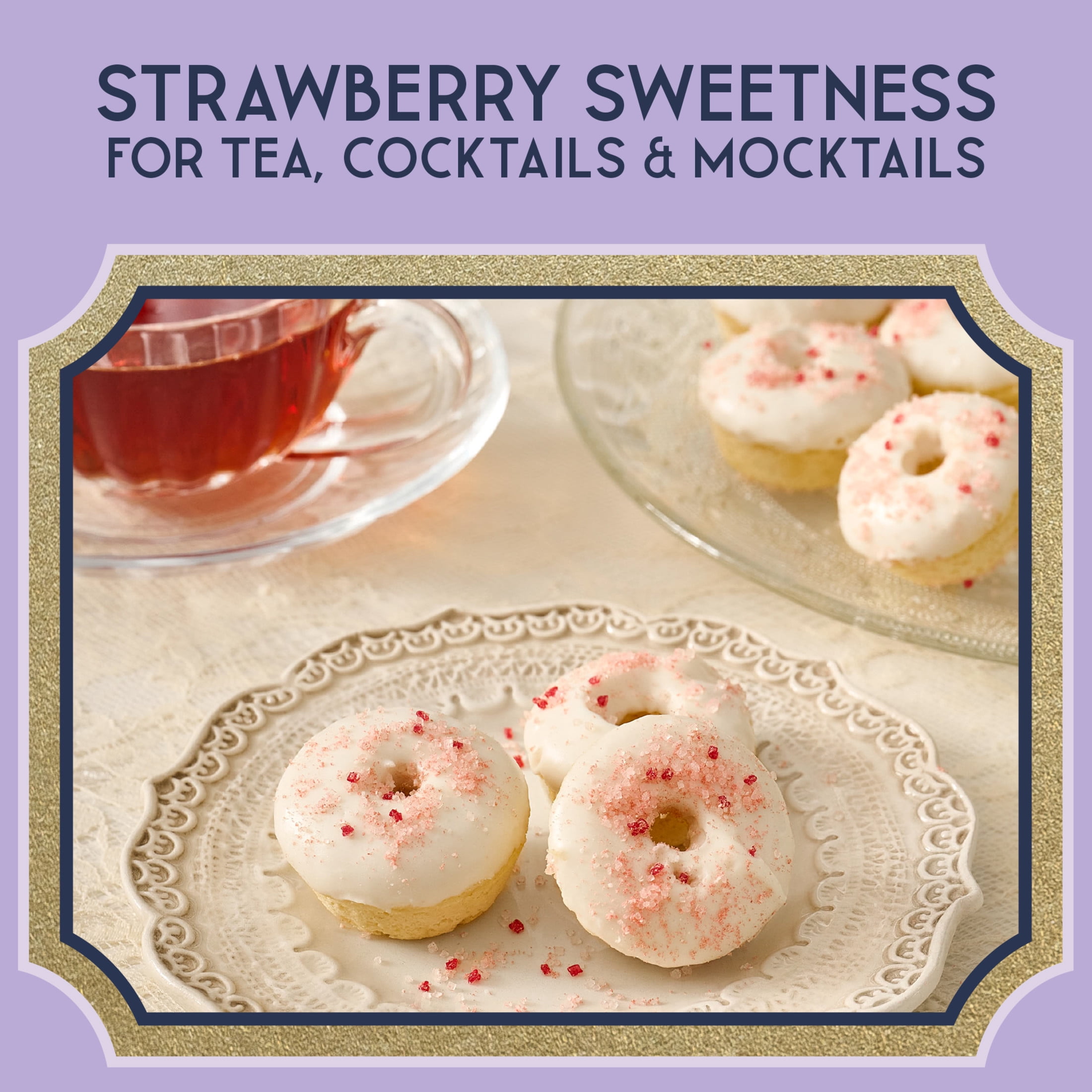 McCormick Strawberries & Cream Finishing Sugar, 3.16 oz Bottle