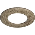 thumbnail image 3 of Ekena Millwork 13 3/8"OD x 7 1/2"ID x 3/4"P Blackthorn Ceiling Medallion (Fits Canopies up to 7 1/2"), Hand-Painted Gobi Desert Crackle, 3 of 6