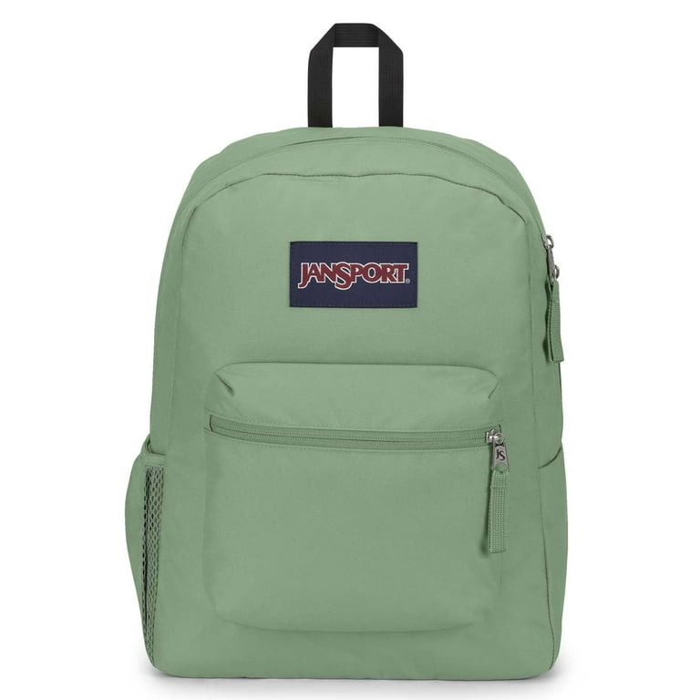 JanSport Cross Town School Bookbag, 8 Bit Cherries Design