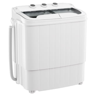 Muhub 18lbs Portable Washing Machine,Compact Twin Tub Wash&Spin