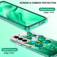 thumbnail image 6 of CASEFIV for Samsung Galaxy S26 Plus Case,Cute Butterfly Pattern Magnetic Phone Cover Translucent Slim Protective Case for Women Girls,Orange Butterfly, 6 of 8