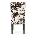 thumbnail image 5 of Dining Chair Pair - Armless Contemporary Eating Style Rubberwood Beige Velvet Upholstered Seats 2pcs Chairs Modern Design Material In Color, 5 of 7