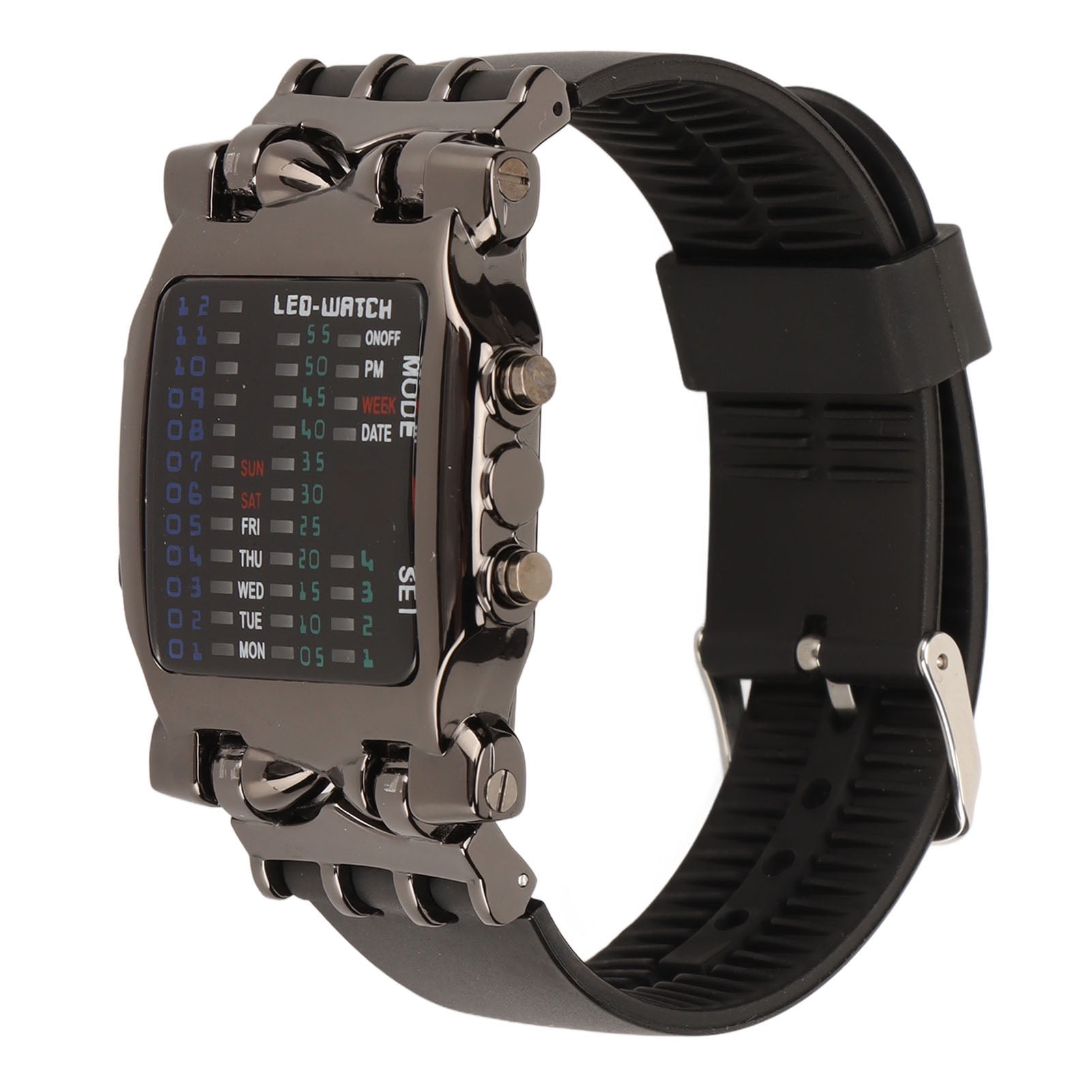 Binary Watch, Crab Shape LED Electronic Stylish For Mens - Walmart.com