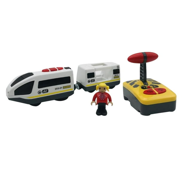 Jouets de moteur de locomotive électrique avec télécommande pour enfants 