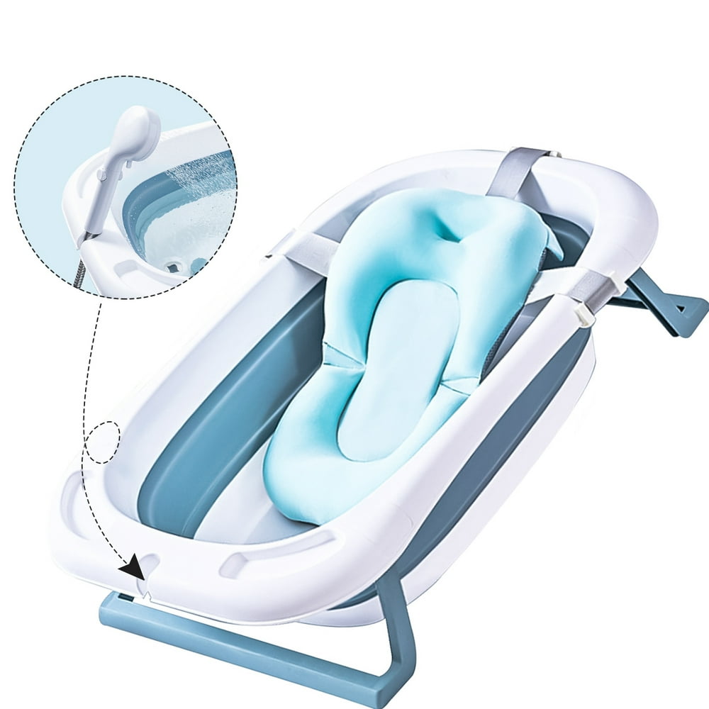 Folding Baby Bathtub, Portable Infant Bathtub, Sit and Soak Baby Bath