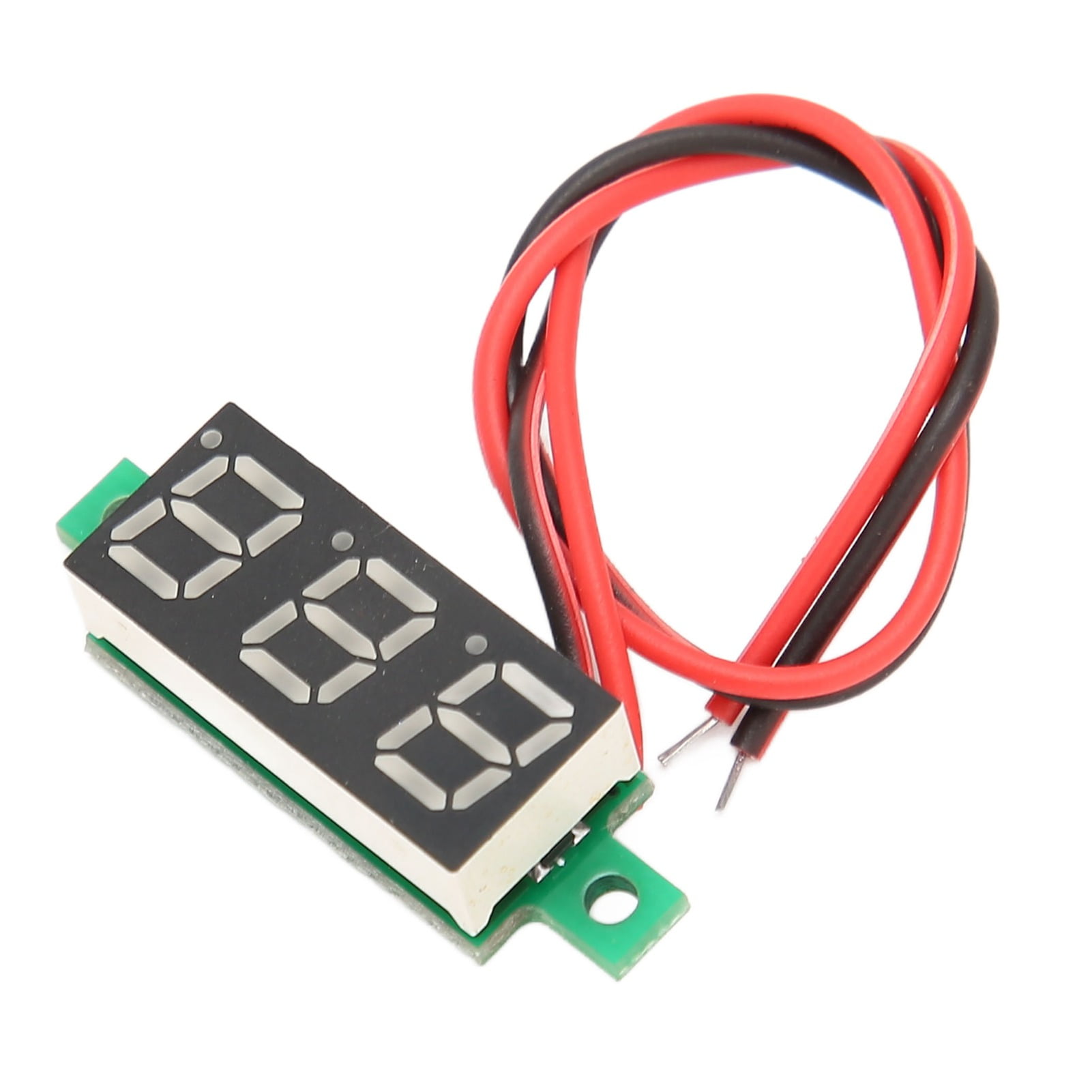 Voltmeter, 2 Wire 0.28in LED Screen Voltage Meter For Detection