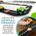 Alphabet Rae Skoolzy AlphaTracks Alphabet Race Car Track Flexible Felt Racing Tracks ...
