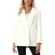 thumbnail image 1 of Blazers de negocios casuales para mujeres INSPIRE CHIC con solapa blanca talla S, 1 of 6