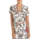 thumbnail image 1 of PJ Salvage Camisa de pijama con botones Tahitian Tropic para mujer natural M, 1 of 1