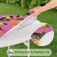 thumbnail image 5 of Round Picnic Table Cloth 100% Waterproof & Oil Proof, Elastic Fitted Table Cover for 36"-44" Round Tables, for Dining, Camping, Outdoor, 5 of 7