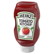(12 pack) Heinz Tomato Ketchup Inverted Squeeze Bottle, 1 Bottle, for Easy Sharing and Easy Serving, Gluten-Free, 20 oz