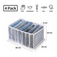 thumbnail image 5 of Enhanced Wardrobe Clothes Organizer, See Through Design Drawer Organizers for Clothing, Non-woven Fabrics Foldable Closet Organizer, Large Capacity Storage For Everyday Essentials, 5 of 5