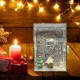 thumbnail image 2 of Winter Snowy Street Nightlight Christmas Flowing Snows Scene Table Decor, 2 of 6