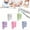 F, variant on Cozival Acrylic Letter Beads Large Hole Chunky Alphabet Cube Beads Transparent Vowel Shaped Spacers for Jewelry Making Bracelets Paracord Crafts DIY