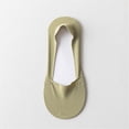 thumbnail image 1 of 6 pairs Thin No Show Socks (Women), Made of Ice Silk Surface on the Surface & Cotton on the Bottom（green）, 1 of 5