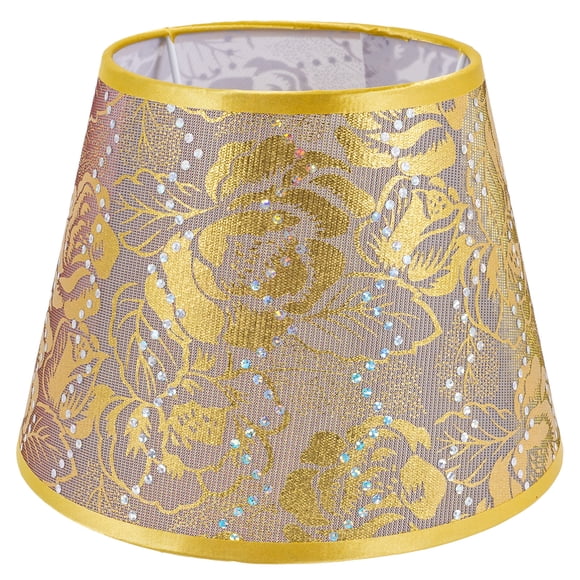 Decorative Drum Lamp Shade Vintage Flower Lampshade Home Light Fixture Accessory
