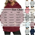 thumbnail image 5 of BLCHUNen Womens Sweatshirts Casual Hooded Pullover Zipper Long Sleeve Tops with Pockets Workout Gym Sports Fall Tops, 5 of 6