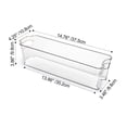 thumbnail image 2 of Juego de recipientes para almacenamiento de leche materna Vtopmart, 4 piezas, transparentes, 2 of 7