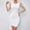White, variant on ATENAR Dresses for Women Long Sleeve,Crew Neck,Mini Dresses,Fitted,Easy Care,Solid,XL(US:10)