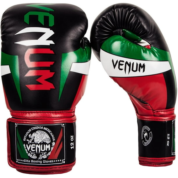 Venum Elite Mexico Boxing Gloves Black 14oz