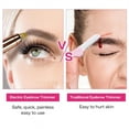 thumbnail image 5 of Recortador de cejas eléctrico para mujer, lápiz moldeador de cejas, removedor de vello facial para maquillaje, afeitadoras de cejas automáticas indoloras, depiladora, 5 of 5