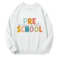 thumbnail image 5 of RMGVDSD Girls First Day Of School Sweatshirt Kids Letter Print Pullover Crewneck Sweatshirts Back To School Casual Long Sleeve Tops Fashion Fall Tops 12-13 Years, 5 of 7