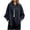 Black, variant on Women's Cotton Linen Tops Casual Vintage Solid Long Sleeve Jackets Loose fit Chinese Frog Buttons Shirts(Available in Plus Size) Red M