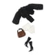 thumbnail image 2 of Conjunto de ropa para muñecas BJD 1/6, crea tus propias muñecas, regalos educativos para niños, moda negro, 2 of 9