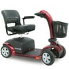 Pride Mobility SC710P Victory 10 4-Wheel Electric Scooter - Candy Apple Red