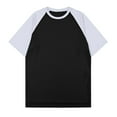 thumbnail image 4 of Men's Basketball Sports T Shirt Short Sleeved Warm Up Performance Top Trendy College Style Comfortable Sweat Wicking Athletic Wear, 4 of 4