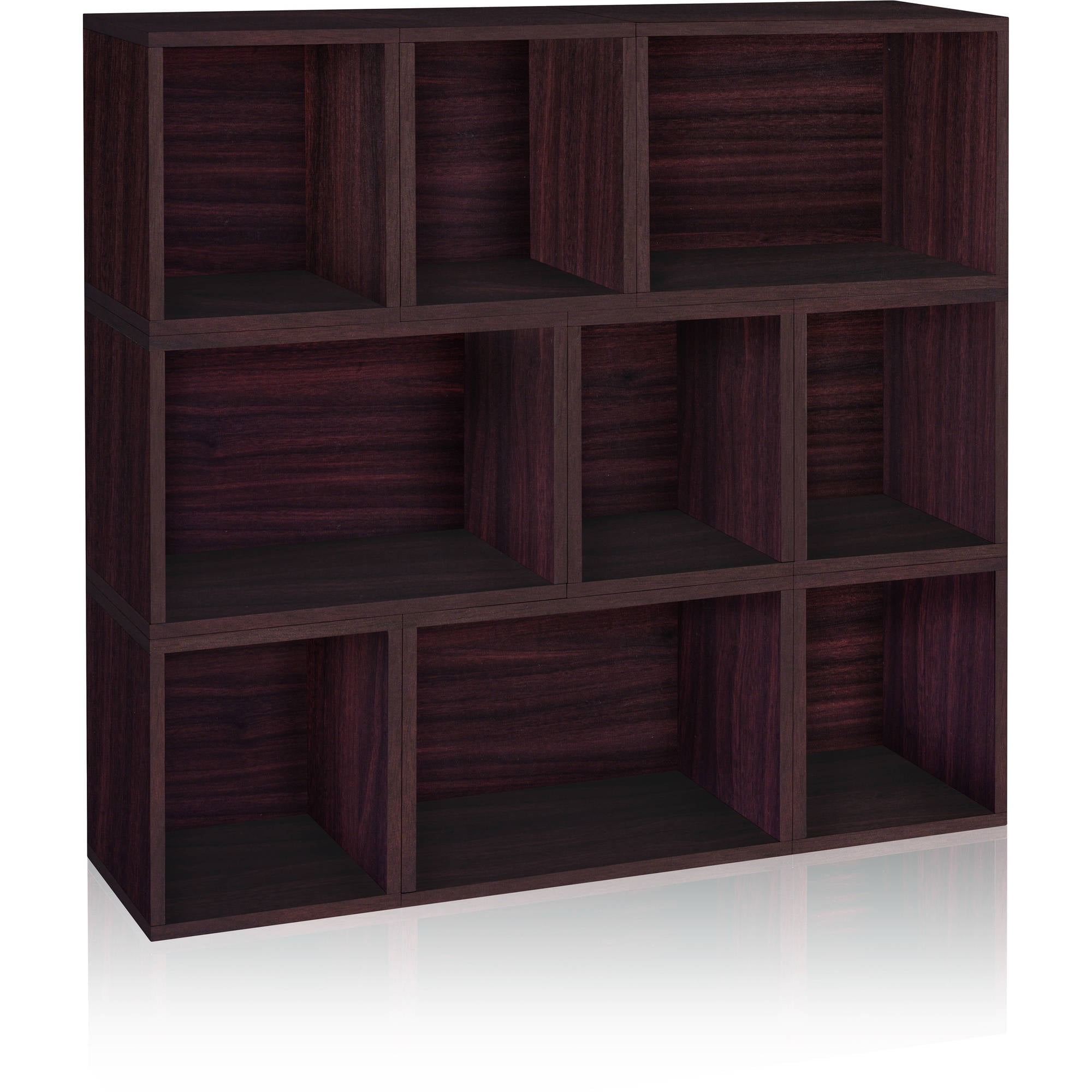 Way Basics Eco Stackable Oxford Modular Bookcase and Storage Shelf