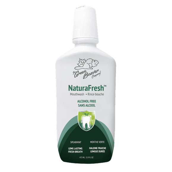 NaturafreshTM Bain de Bouche Sans Alcool – Menthe Verte