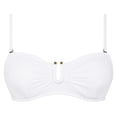 thumbnail image 3 of Firpearl Supportive Underwire Bathing Suit Top for Women White Push Up Bikini Top Bandeau Swimsuits US10, 3 of 6
