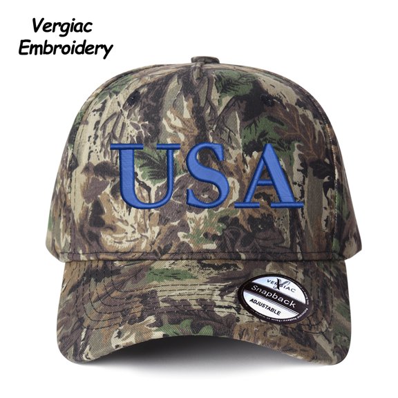USA Letter Embroidered Color Block Trucker Hat Unisex Adjustable Cotton Breathable Fashion Cap for Travel Daily Wear